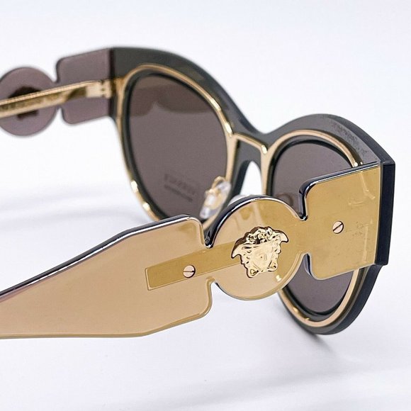 Sale! New Versace Gold Cat Eye Sunglasses